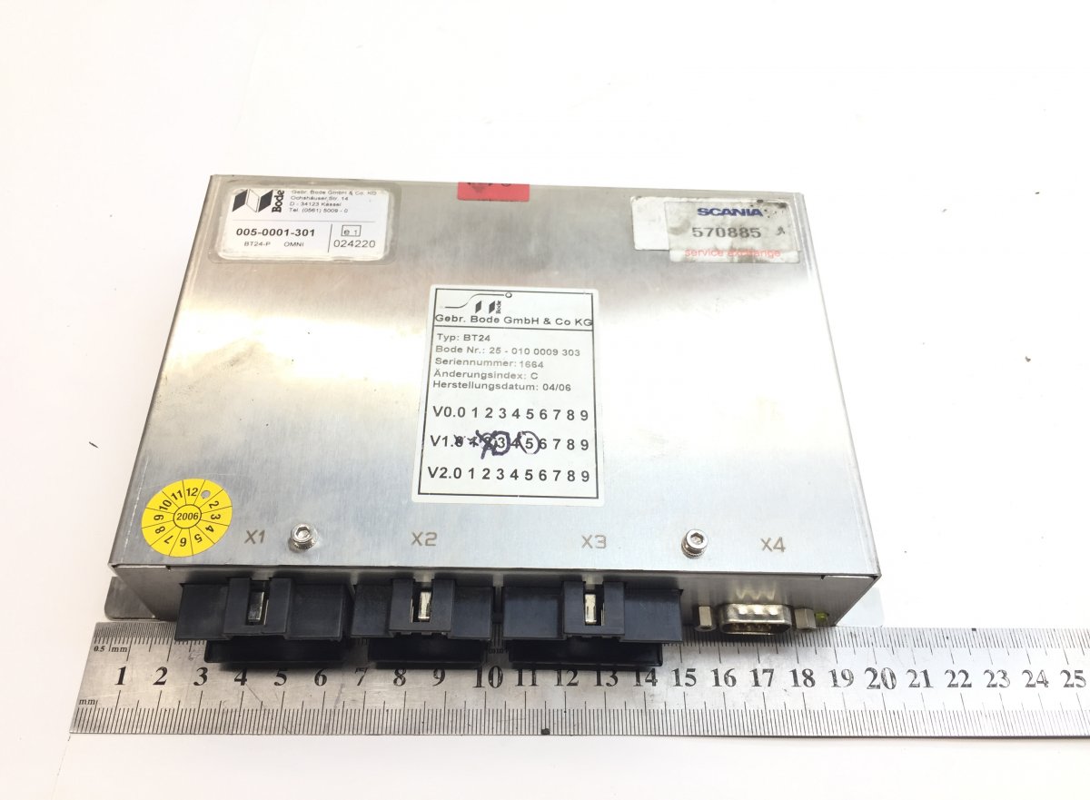 2149652 Moduł sterowania drzwiami SCANIA 2446070 2394627 1947027 1893317 K-Series (2016-) BODEImage