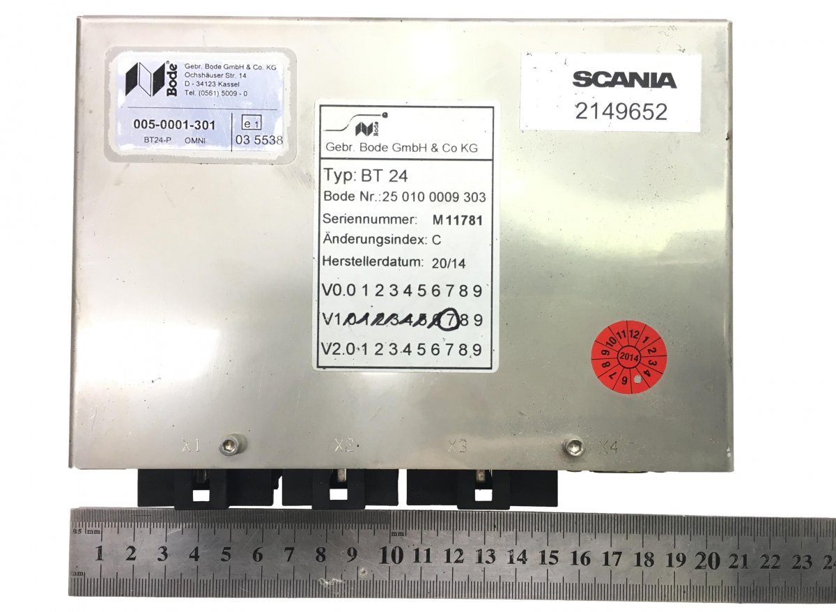 2149652 Unité de contrôle des portes SCANIA 2446070 2394627 1947027 1893317 K-Series (2016-)Image
