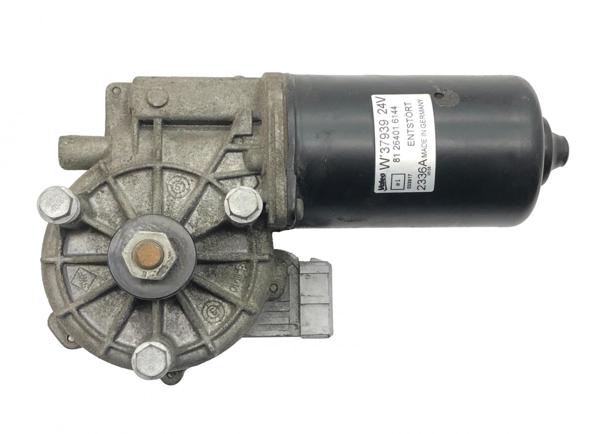 81264016145 Silnik wycieraczek przedniej szyby MAN 81264016144 81.26401-6145 81.26401-6144 TGL, TGM, TGS, TGX (2005-2021) VALEOImage
