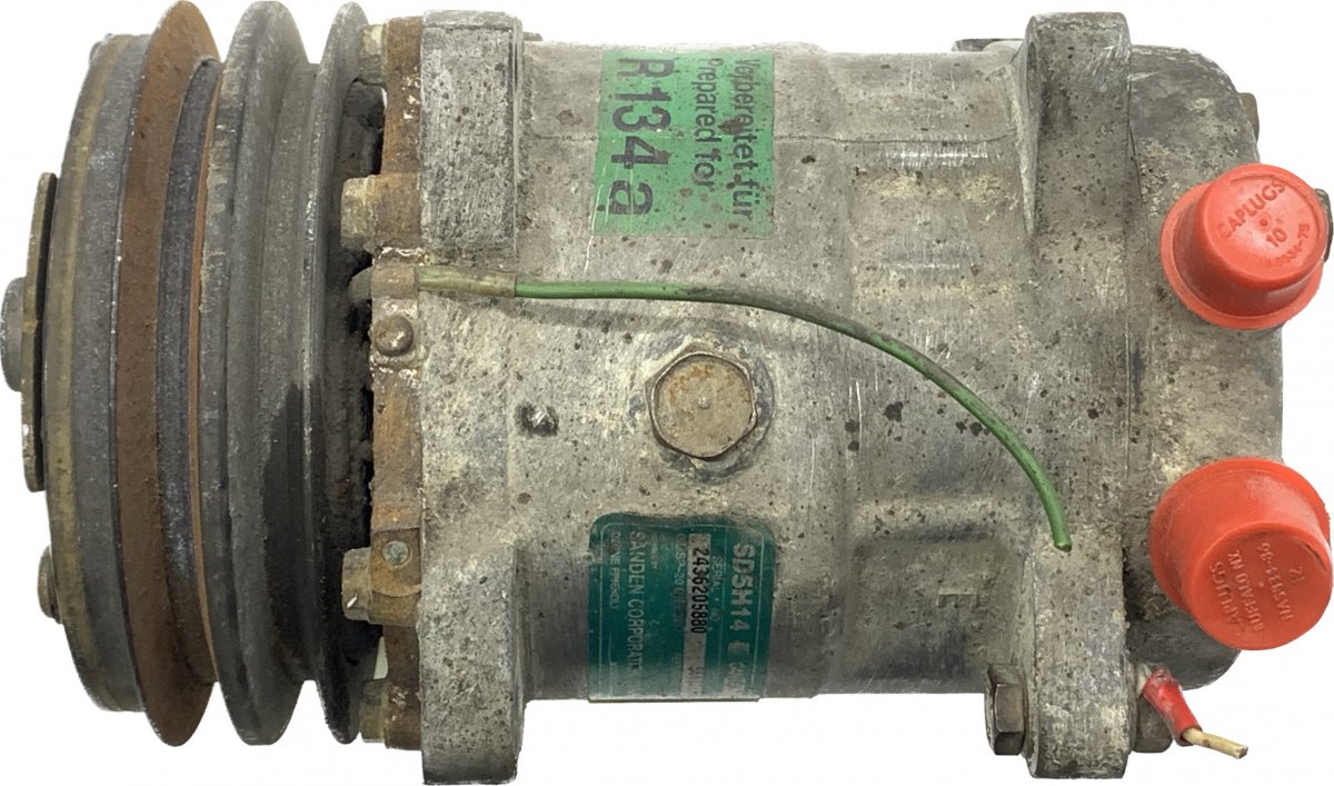 SD5H14S6627 AC Compressor / pump VOLVO SD5H14-S6627 SD5H14-6627 B6, B7, B9, B10, B12 bus (1978-2011) SANDENImage