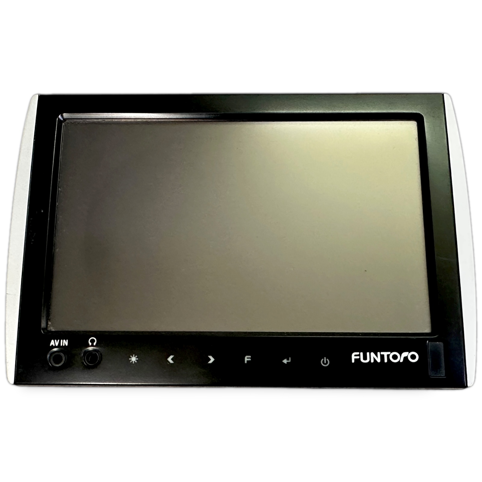 MS-5723 Bildschirm für Passagiere Digital Monitor 7" FUNTORO installation to seat  SCANIA BusImage