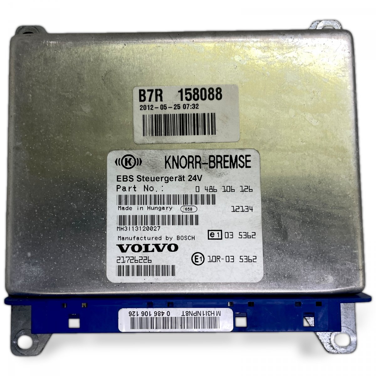 21726226 Valdymo blokas, EBS VOLVO 85013356 85019356 B7, B8, B9, B12 bus (2005-) KNORR BREMSE BOSCHImage