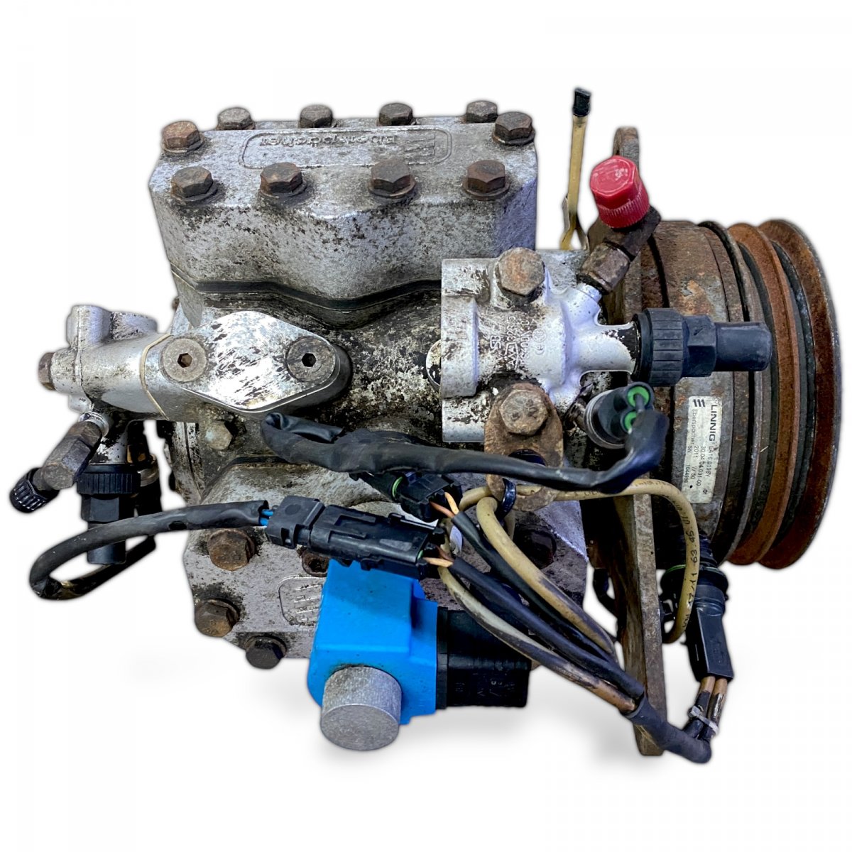 21369845 Compresseur de climatisation AC Compressor / pump VOLVO 21486837 B6, B7, B9, B10, B12 bus (1978-2011) EBERSPÄCHER LINNINGImage