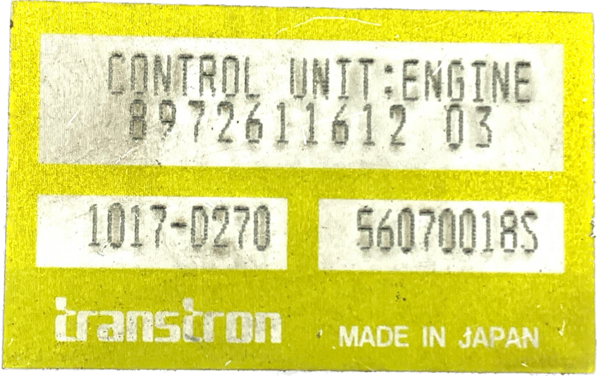 8972611612 Блок управления двигателем GENERIC 1017D270 56070018S GENERIC (01.51-) ISUZU BISONImage