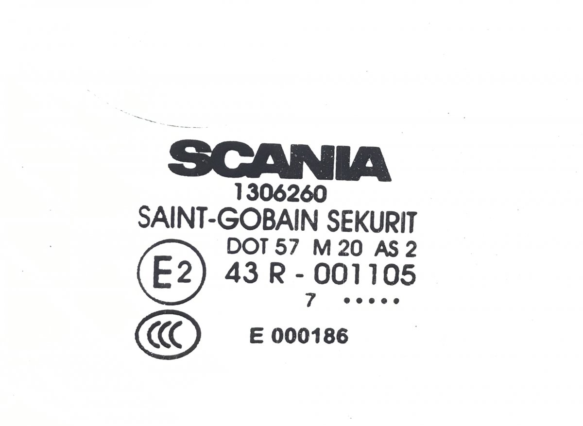 1306260 Door Window, Right SCANIA P,G,R,T-series (2004-2017) SAINT-GOBAIN SEKURITImage
