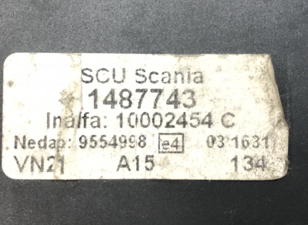 2153283 Styrblock, taklucka SCANIA 1487743 1775339 P,G,R,T-series (2004-2017)Image