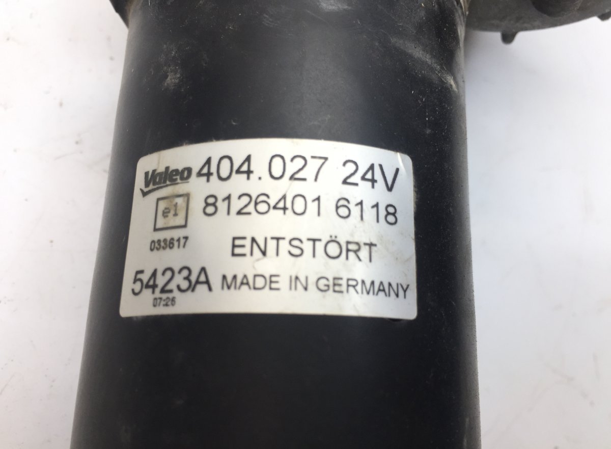 81264016118 Silnik wycieraczek przedniej szyby Windscreen Wiper Motor MERCEDES-BENZ 81.26401-6118 A9578200042 Econic (1998-2014) VALEOImage