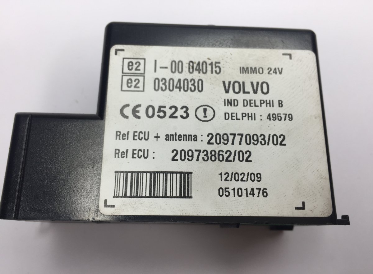20734050 Steuergerät, Wegfahrsperre VOLVO 20741092 20973862 21434395 FL, FE (2005-2014)Image