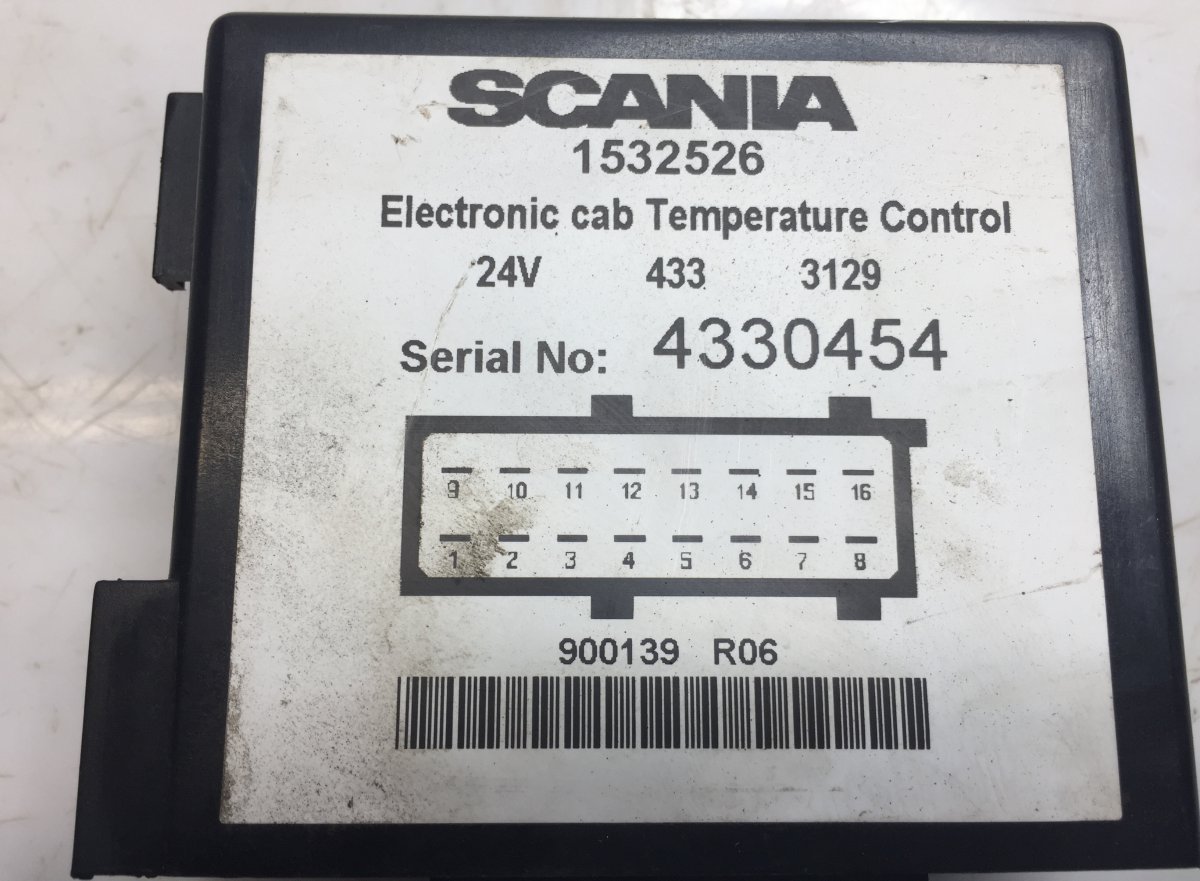 1425069 Unitate de control, aer condiționat SCANIA 1532526 1386474 1435650 1521305 1379497 1385587 4-series (1995-2006)Image
