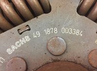1738830 Kopplingsskiva DAF 1663224 1623295 XF106 (2014-) SACHS