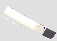 1371920 Kabiini küljespoiler, parem Cabin Side Spoiler, Lower Right DAF CF85
