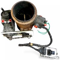 2128867 +2293965 Exhaust Brake Damper with NOX sensor MX13 for DAF XF106