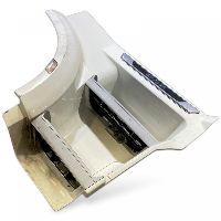1843469 Placa treaptă superioară completă, dreapta DAF 1945944 1945946 1835024 XF106 (01.14-) FIBERPACHS