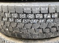 315/70R22.5 Roata BRIDGESTONE 