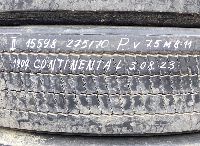 275/70R22.5 Hjul CONTINENTAL 