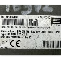 900003 Colector de taxe DAF KBA90760 XF106 (2014-) EFKON AG