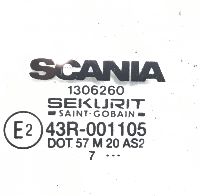 1306260 Door Window, Right SCANIA 4-series (1995-2006)