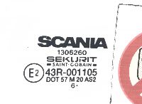 1306260 Türfenster, rechts - SCANIA