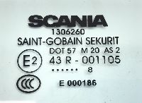 1306260 Durų stiklas, dešinė pusė SCANIA P,G,R,T-series (2004-2017)