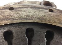 323482000301 Kupplungsdruckplatte Clutch Pressure Plate DAF 1665428 3482000484 1665428R XF95, XF105 (2001-2014)