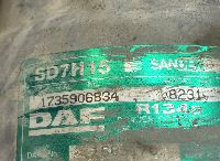 SD7H15-8231 AC Compressor / pump DAF 1685170 1815581 1641183 1458999 1901751 1864126 XF95, XF105 (2001-2014)